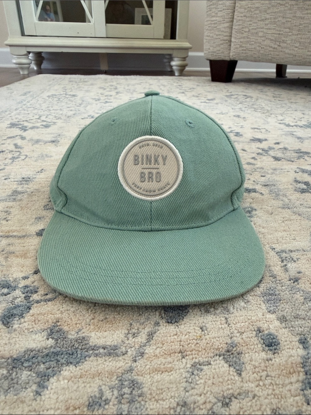 BINKY BRO Mint Green Cotton Baseball Cap
